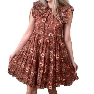 Ulla Johnson Adele Dress Size 0 XS In Rosebud NWT Bohemian Wedding Guest Brunch